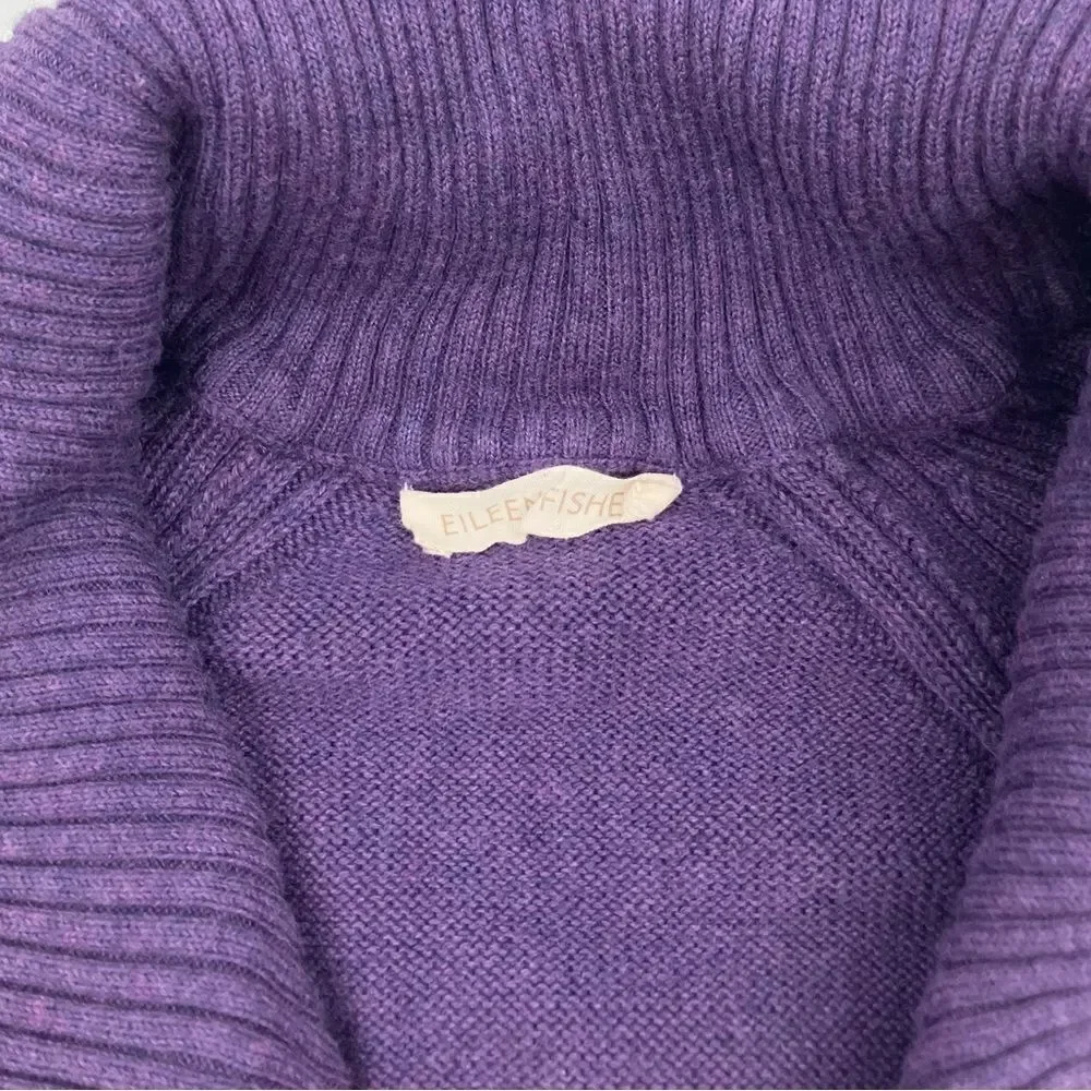 Eileen Fisher organic cotton Sweater Cardigan Long Sleeve | size small